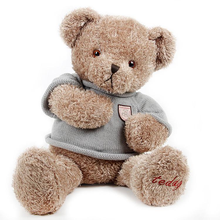 Cute stuffed fluffy fur teddy bear
